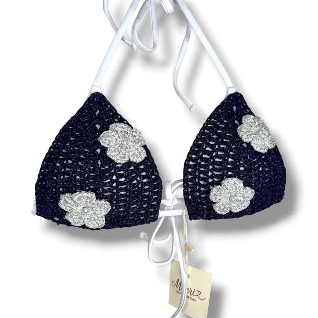 Bikini Brasiliana Bianco e Blu