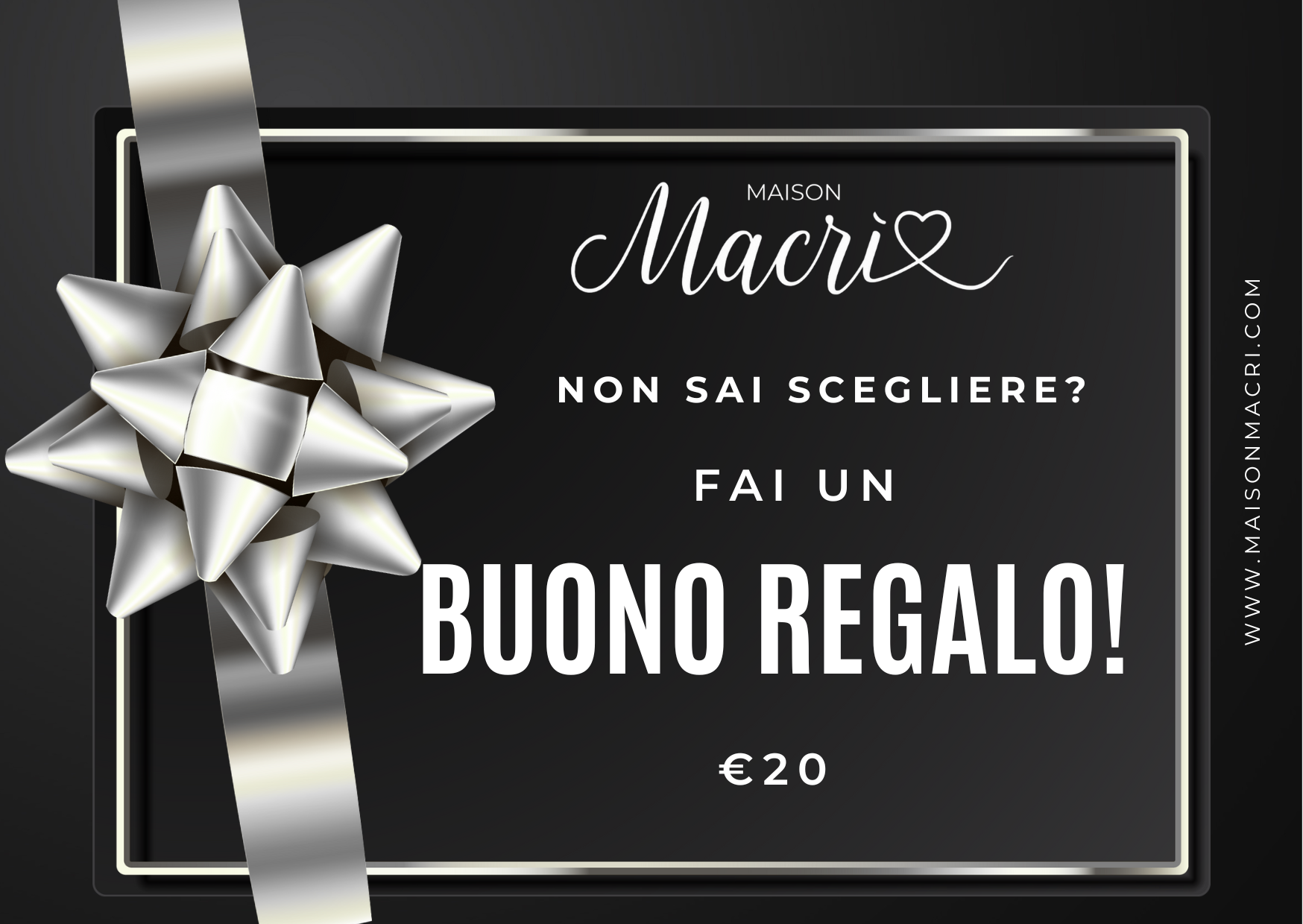 Buono regalo Maison Macrì