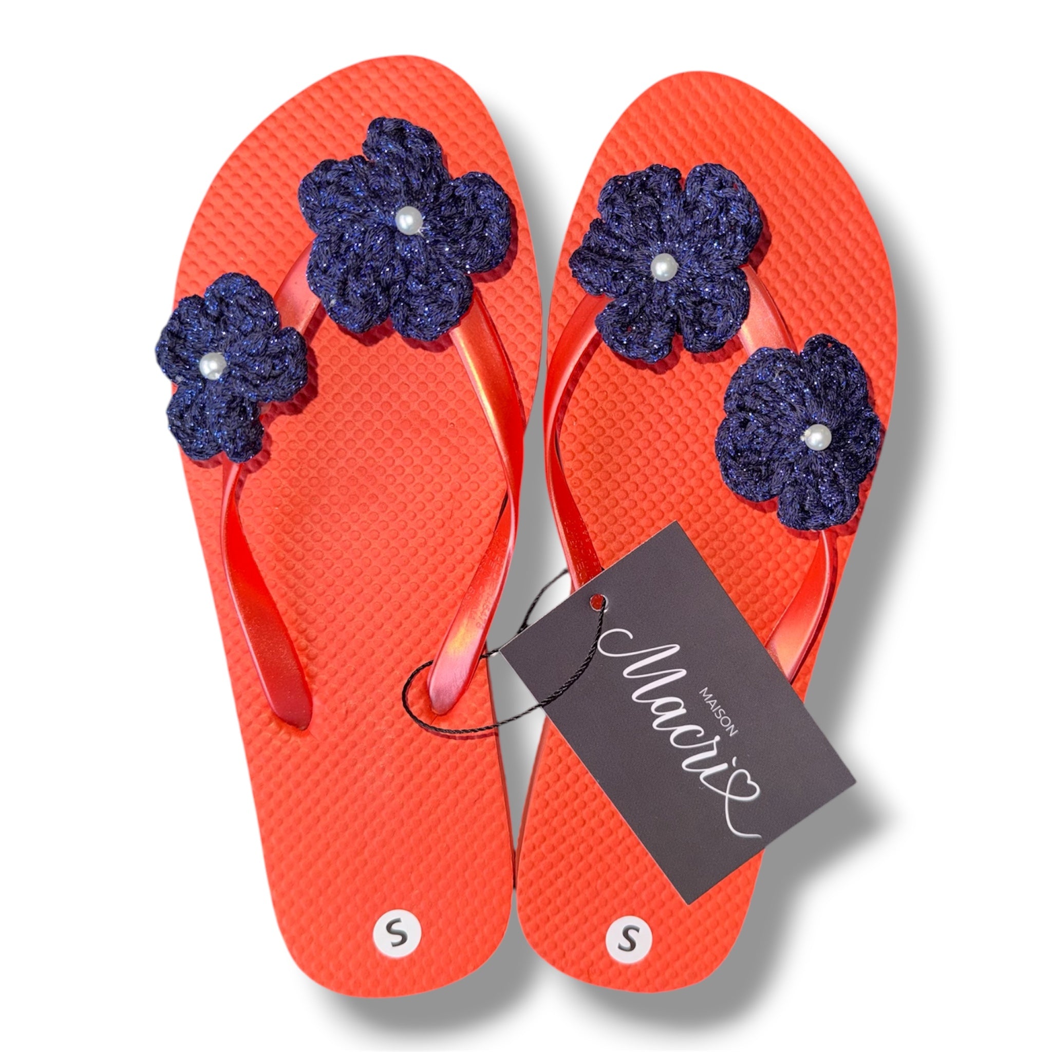 Infradito Arancione e Blu