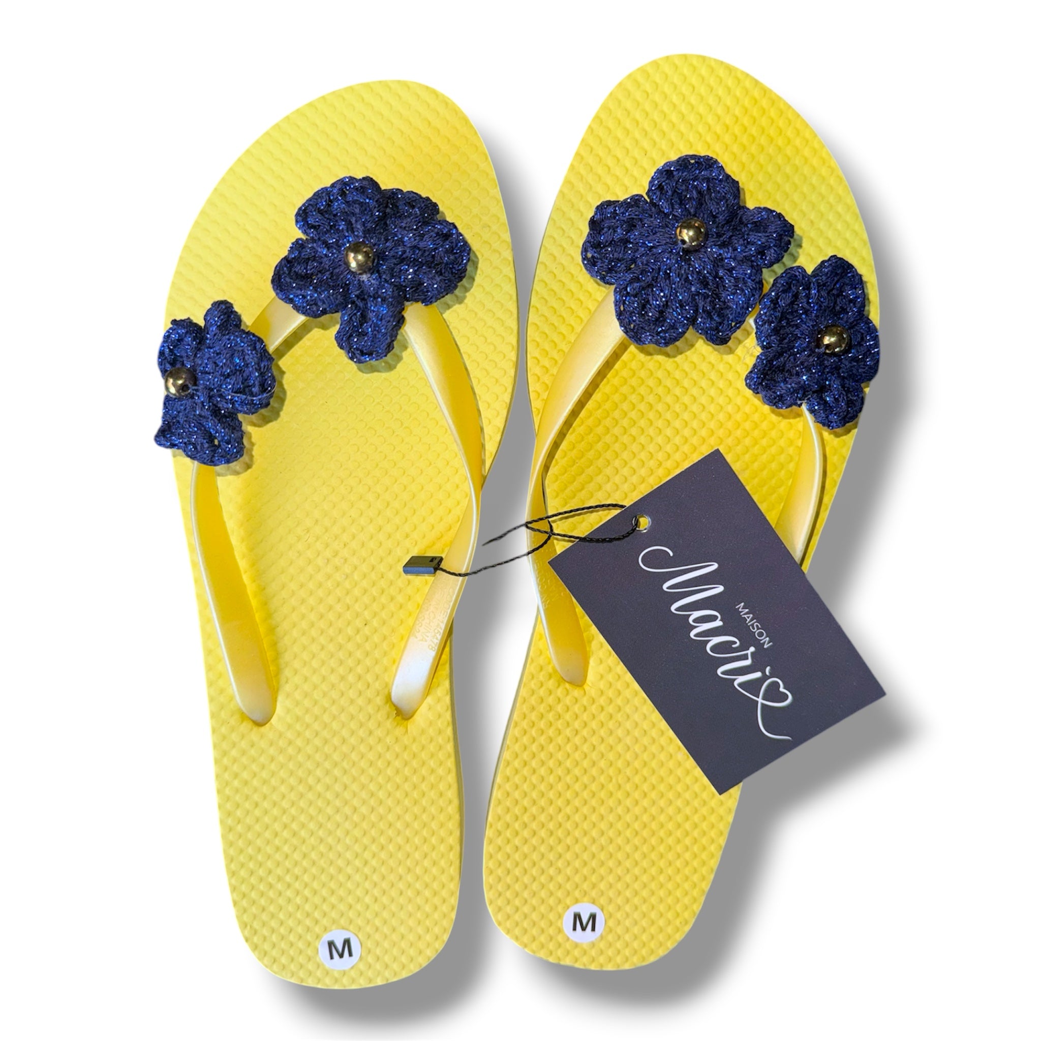 Infradito Giallo e Blu