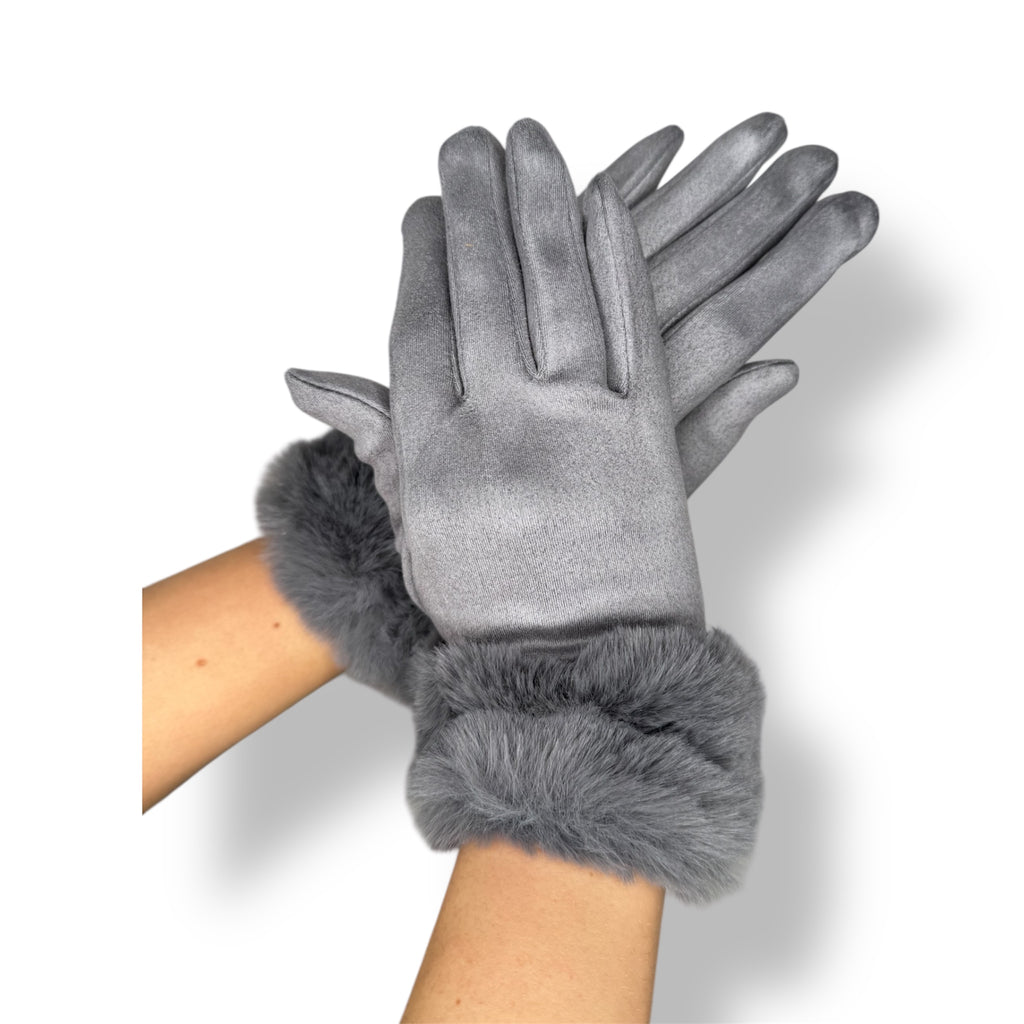 Guanti Lulù Grigio Chiaro