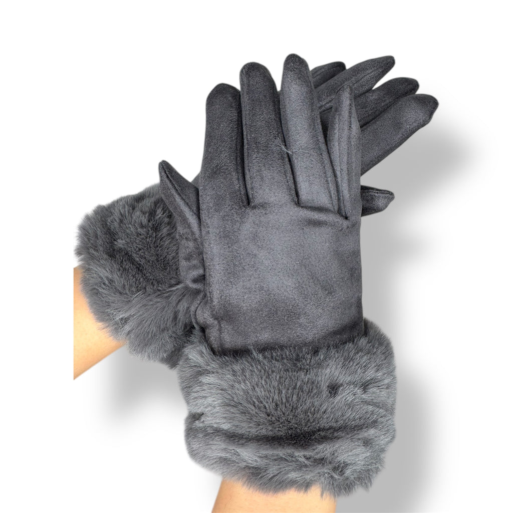 Guanti Lulù Grigio Scuro