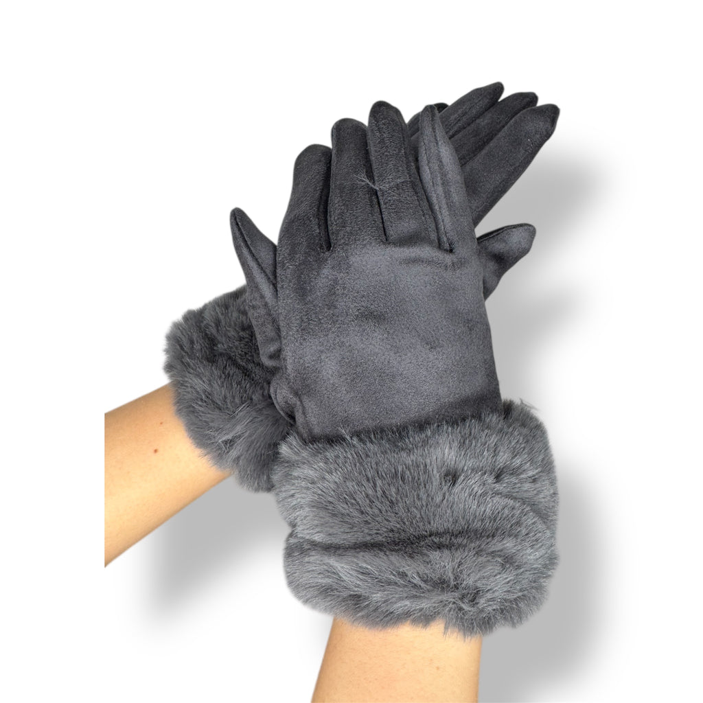 Guanti Lulù Grigio Scuro