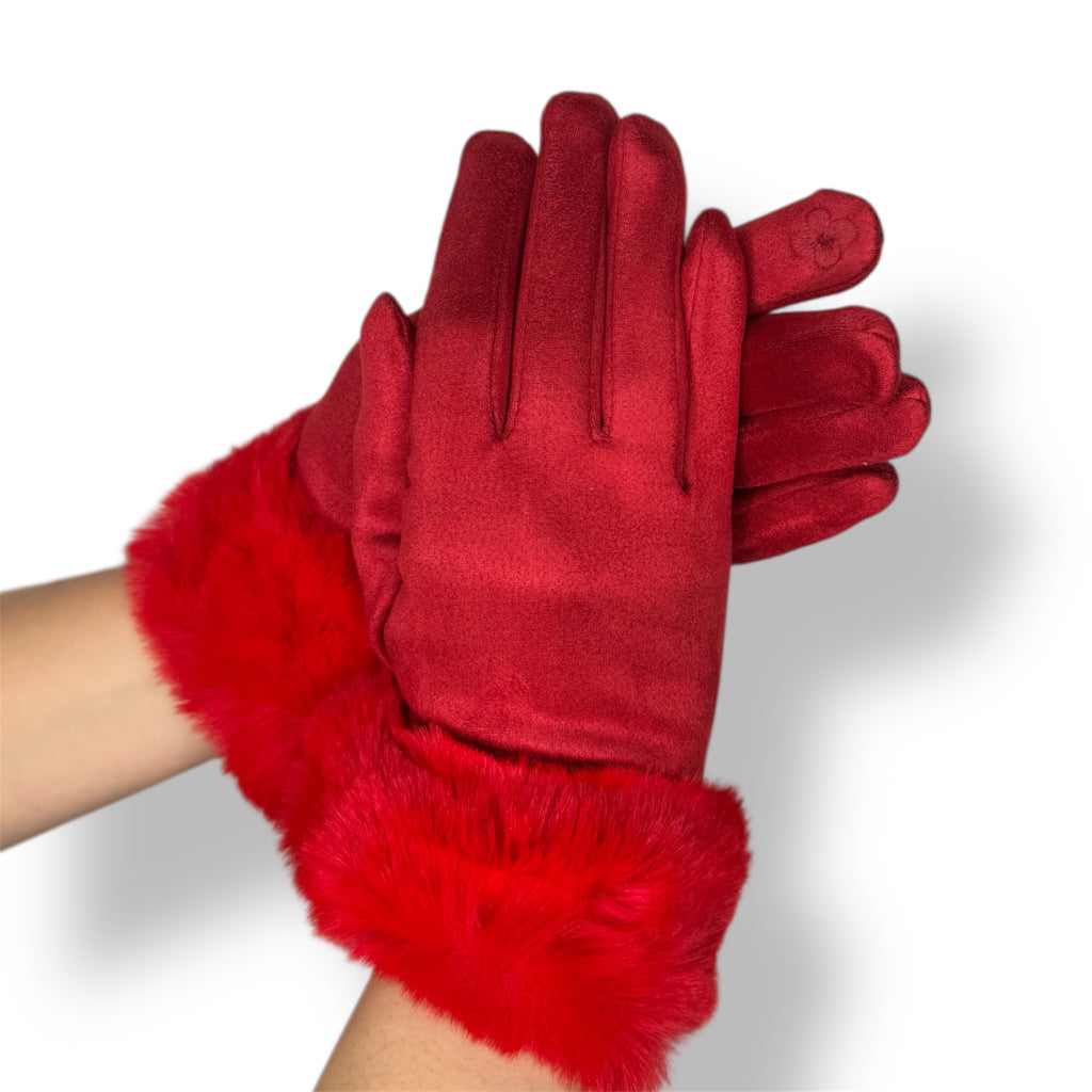 Guanti Lulù Rosso