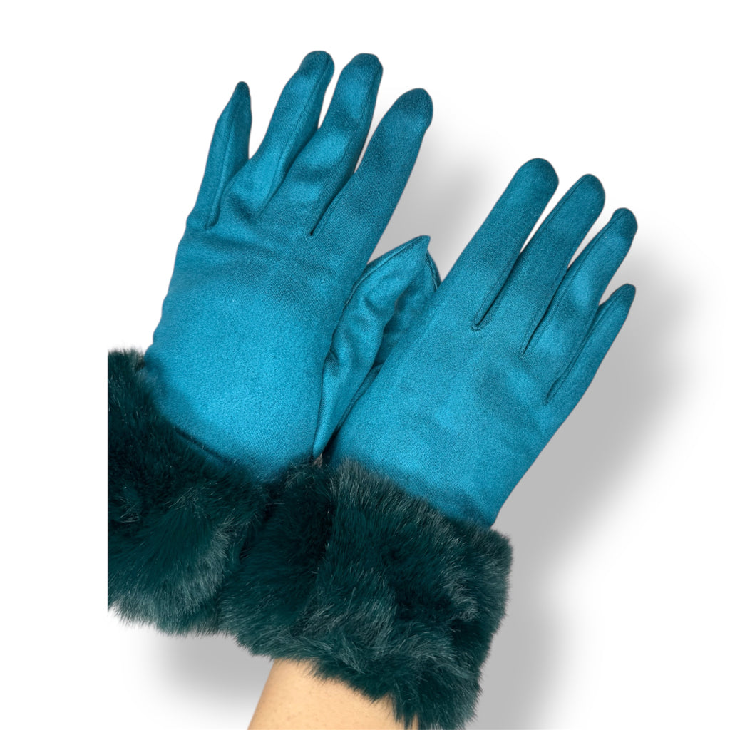 Guanti Lulù Petrolio