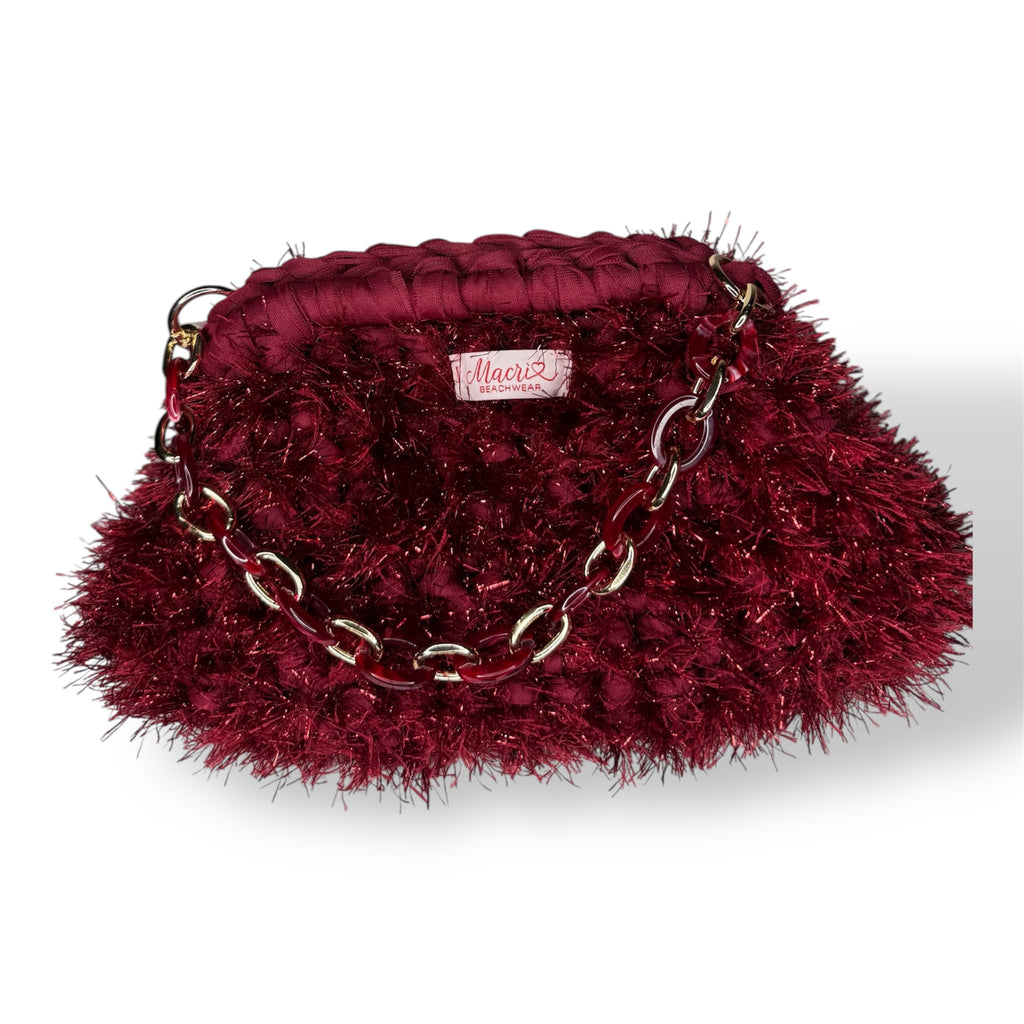 Clutch Bordeaux Maison Macrì