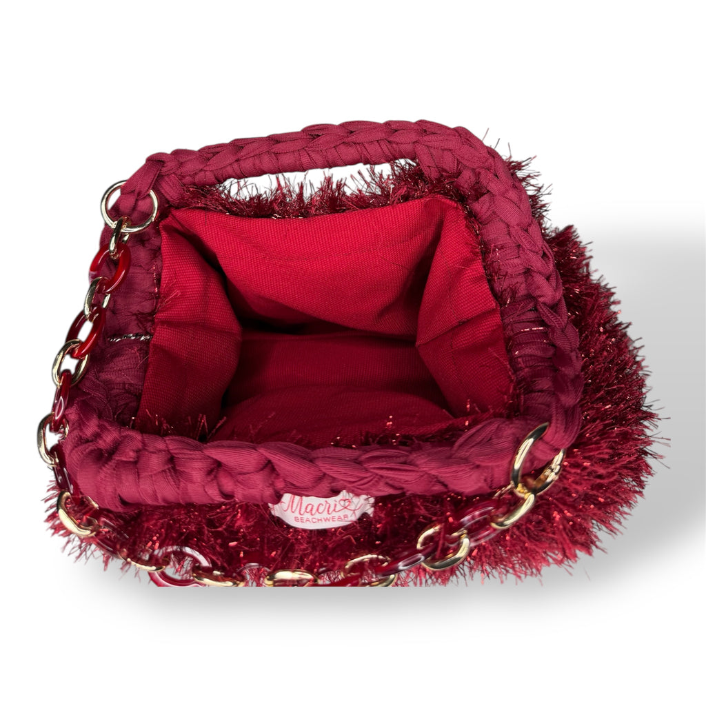 Clutch Bordeaux Maison Macrì