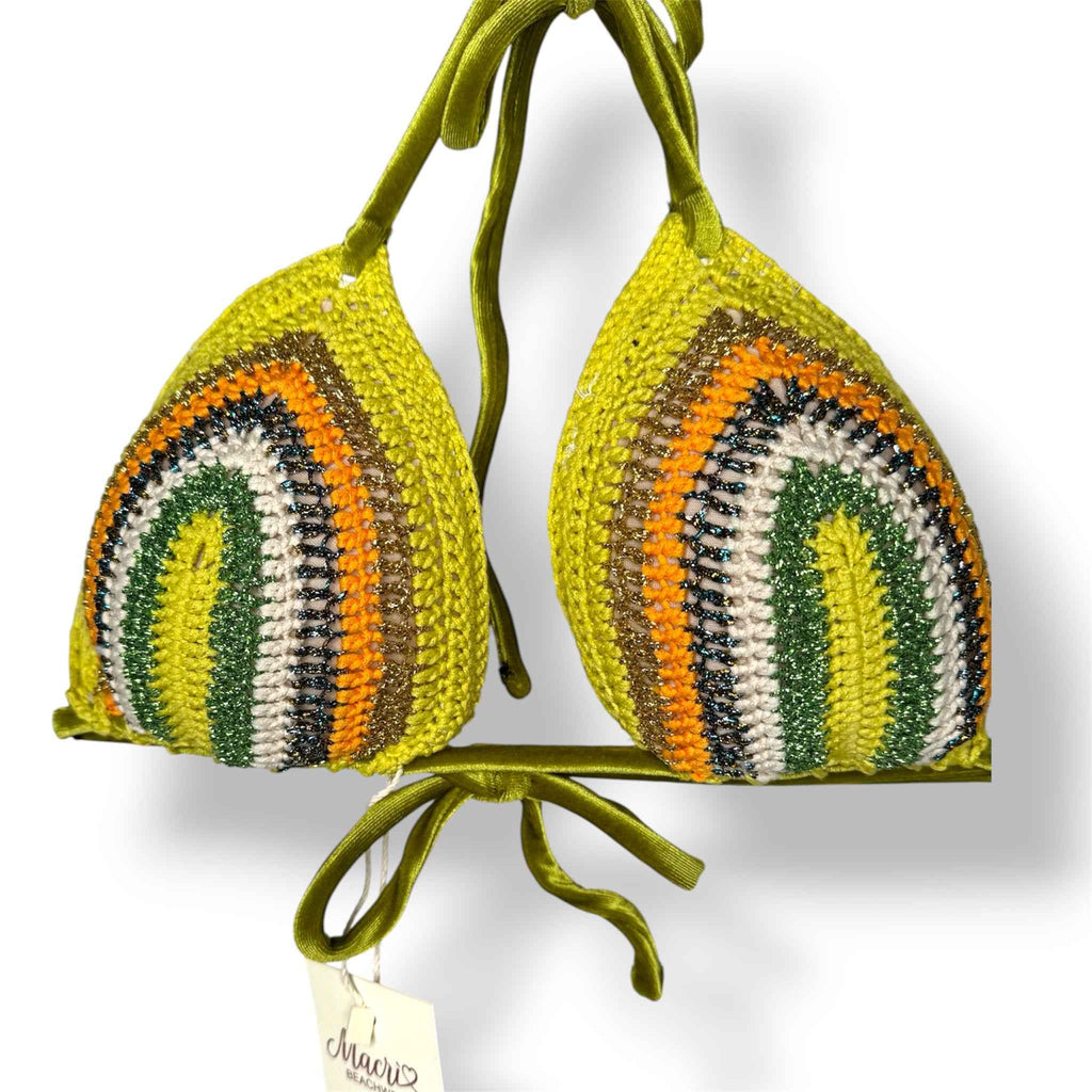 Bikini Velluto Verde Multicolor