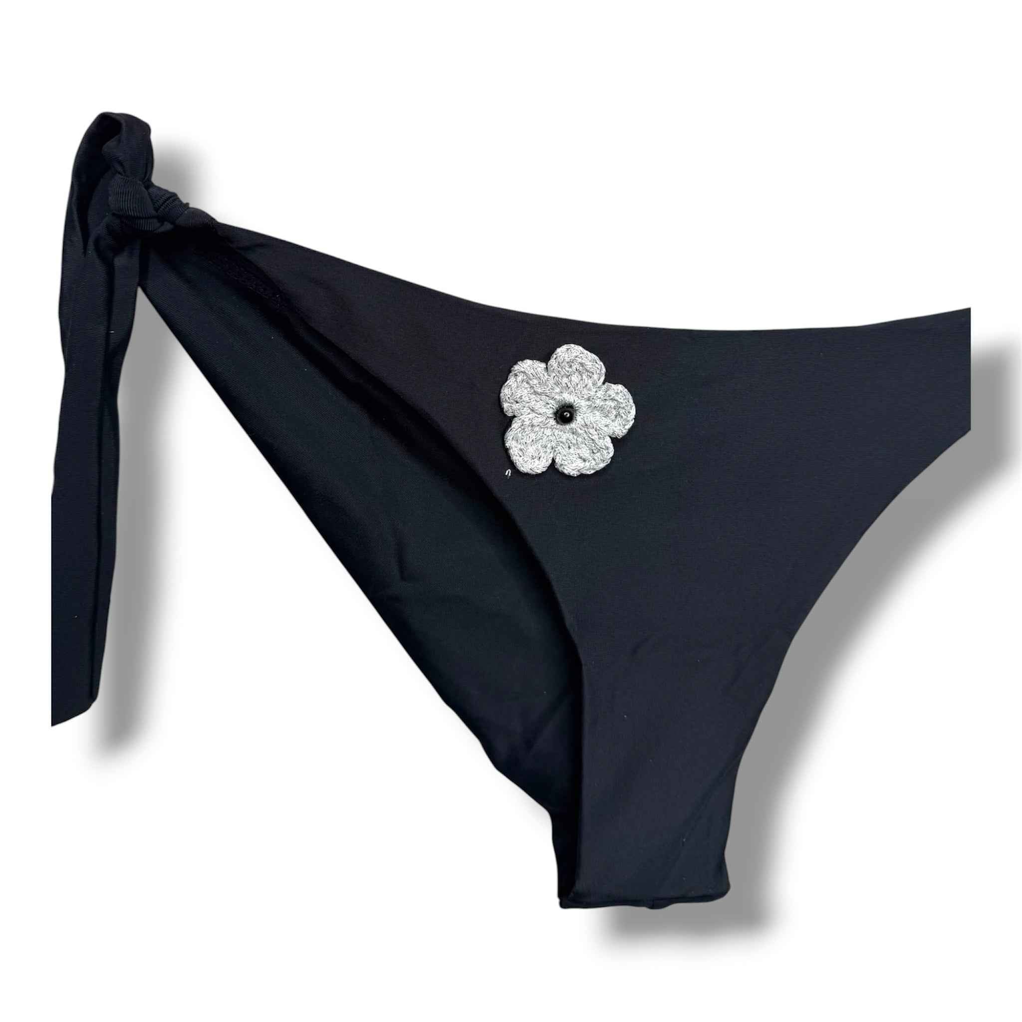 Bikini Brasiliana Nero e Argento